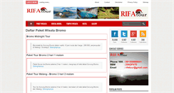 Desktop Screenshot of bromotourpaket.com